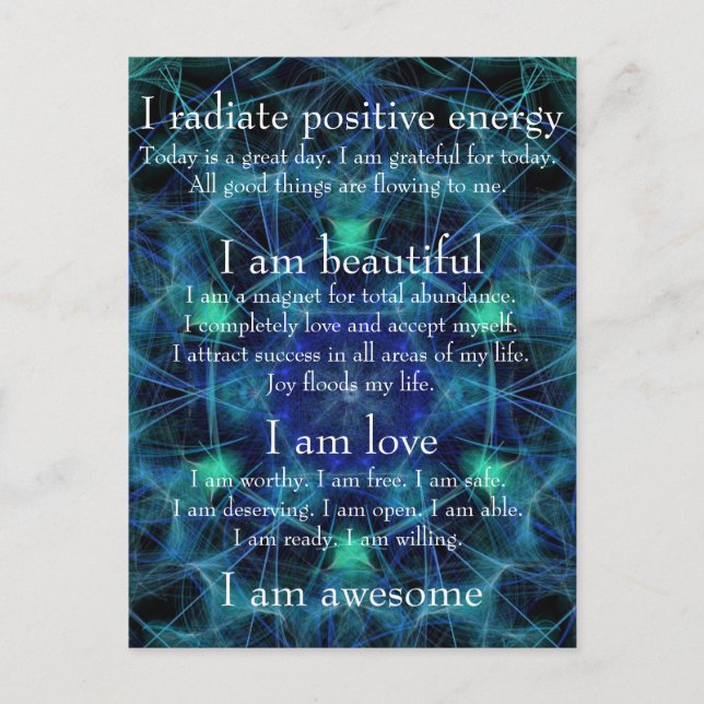 Je suis une carte postale géniale (Devant)