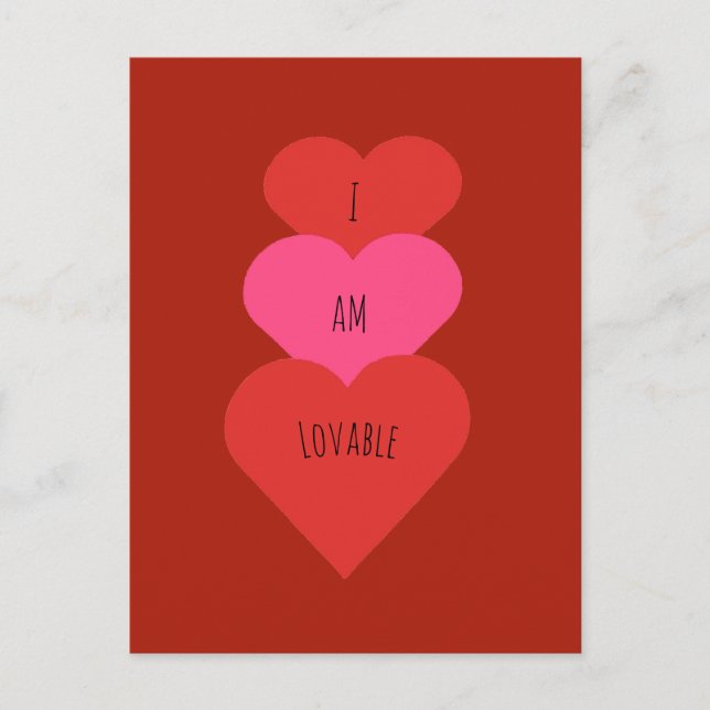 Je Suis Une Carte Postale Lovable (Devant)