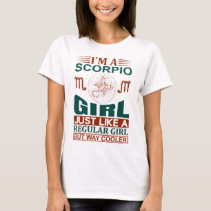 Je Suis Une Cool Scorpio Zodiac Sign T-Shirt