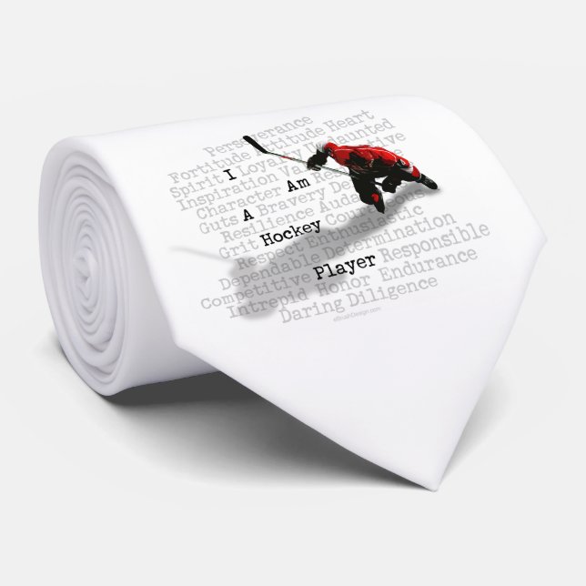 Je Suis Une cravate De Joueur De Hockey (Lumière) (Roulé)