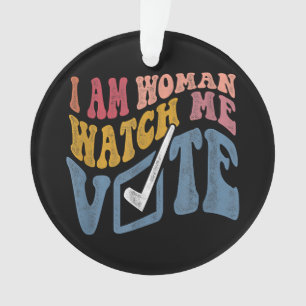 Je Suis Une Femme Me Regarder Vote 2024 Vague Bleu