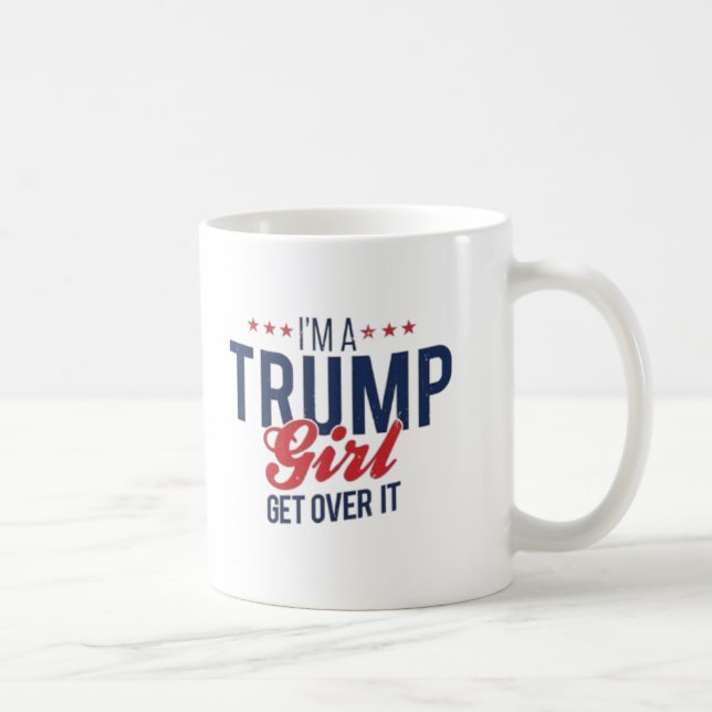 "Je suis une fille Trump" Café Mug (Droite)