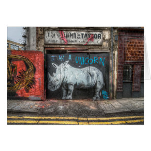 Je suis une licorne, graffiti de Shoreditch
