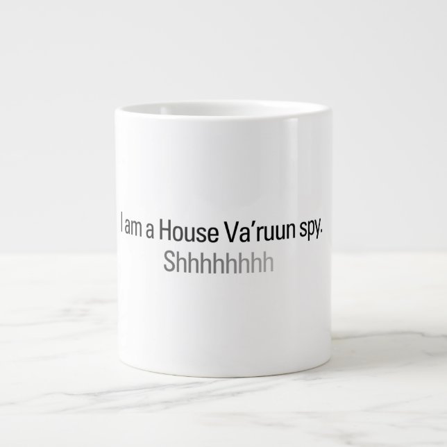 Je suis une maison Va'ruun Spy mug (Devant)