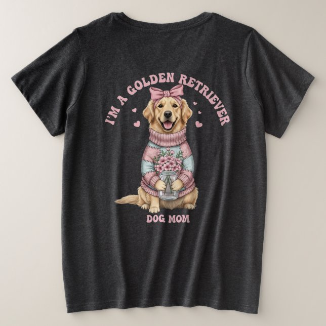 Je suis une maman de Golden Retriever (Design dos)