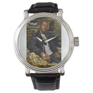 JE SUIS UNE MONTRE AIMANT À ARGENT