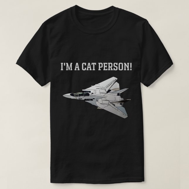 je suis une personne de chat f-14 tomcat Sweat - s (Design devant)