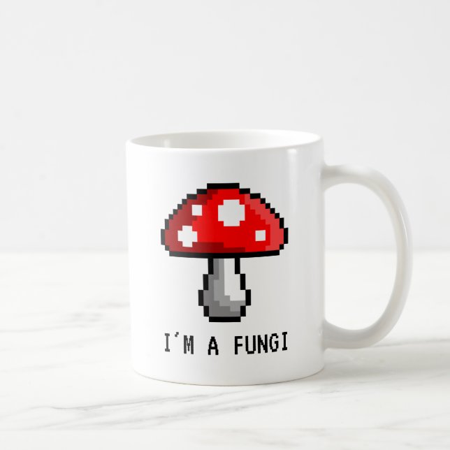 Je suis une tasse de champignon de pixel de (Droite)