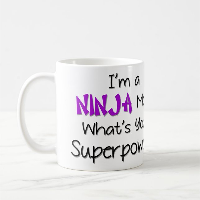 Je suis une tasse de maman de Ninja (Gauche)
