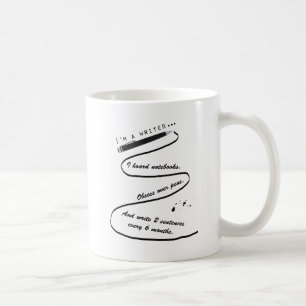 Je suis une tasse du cadeau 11oz d'auteurs