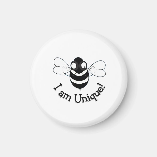 Je suis unique ! Aimant (Devant)