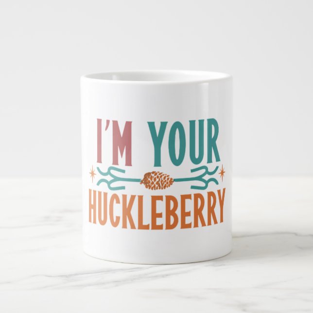 "Je suis votre Huckleberry" Mug. Mug Specialty (Devant)