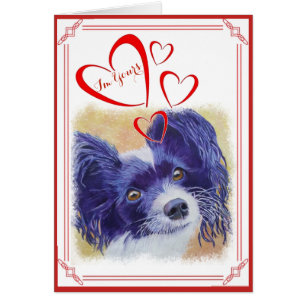 JE SUIS VOTRE PAPILLON NOIR ET BLANC DE VALENTINE