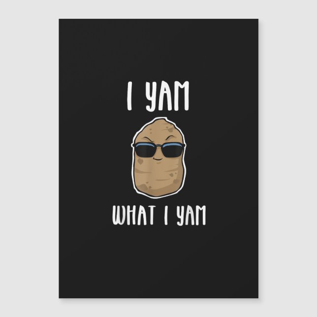 Je suis Yam ce que je suis Yam Funny Yam Patate do (Devant)