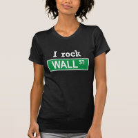 "Je T-shirt bascule Wall Street"