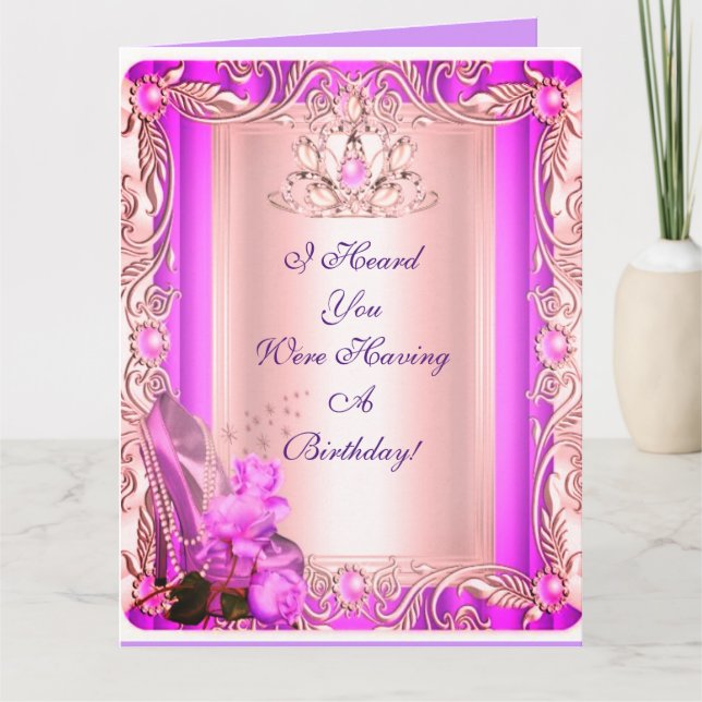 Je t'ai entendu, on a une carte d'anniversaire (Devant)