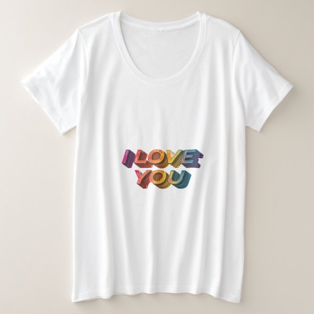 "JE T'AIME (Design devant)