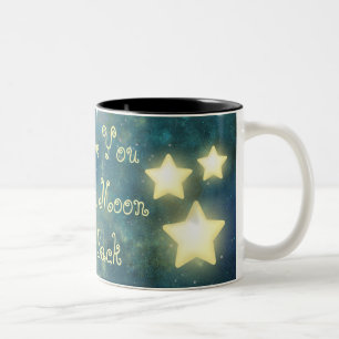 Je t'aime à la Lune et la Mug de l'étoile arriè