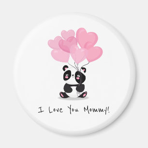 Je t'aime aimant du jour de mère de maman