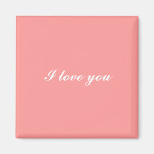 Je t'aime aimant rose