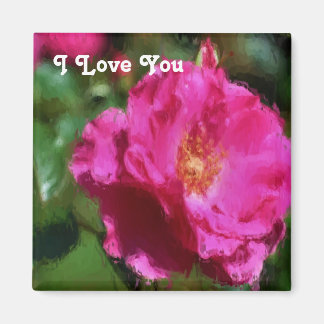 Je T'Aime Aimant Rose Aimant