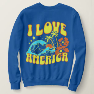 Je T'aime America Sweatshirt Pour Femmes