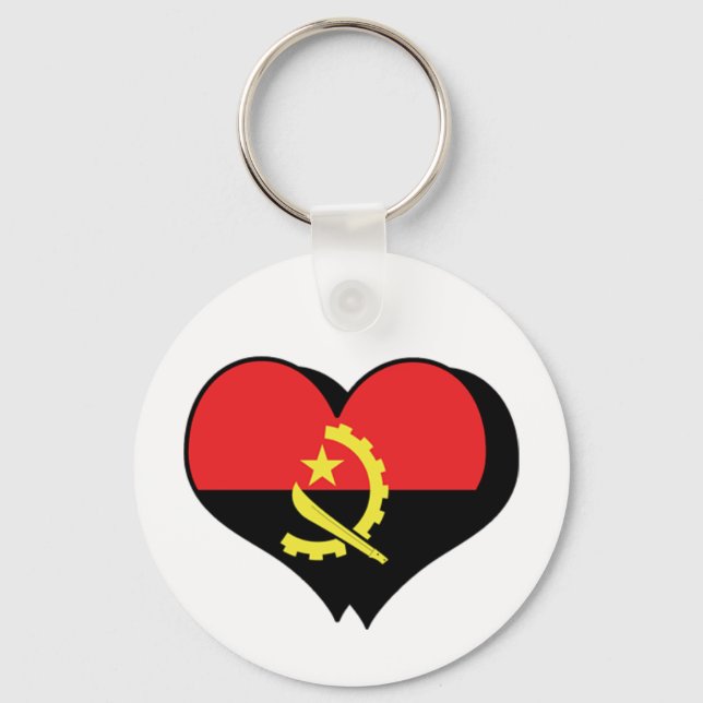 Je t'aime Angola Porte-clés (Recto)