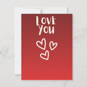 Je t'aime avec des cœurs
