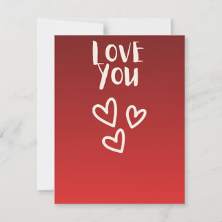 Je t'aime avec des cœurs