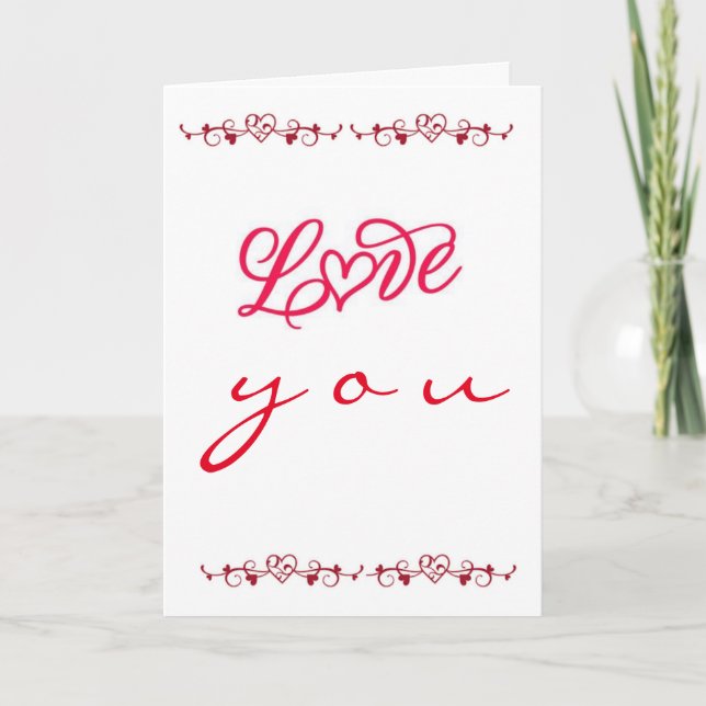 JE T'AIME *****BEAU**** CARTE D'AMOUR (Devant)