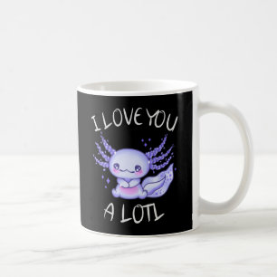 Je t'aime beaucoup Axolotl en amour Coffee Mug