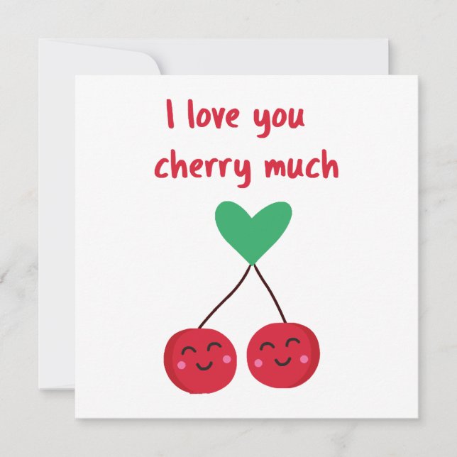Je t'aime beaucoup Cherry Valentine (Devant)