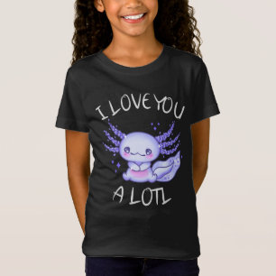 Je t'aime beaucoup T-Shirt Axolotl en amour