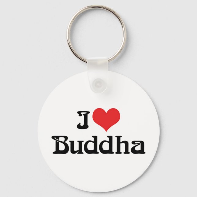 Je t'aime Bouddha Porte-clés (Recto)