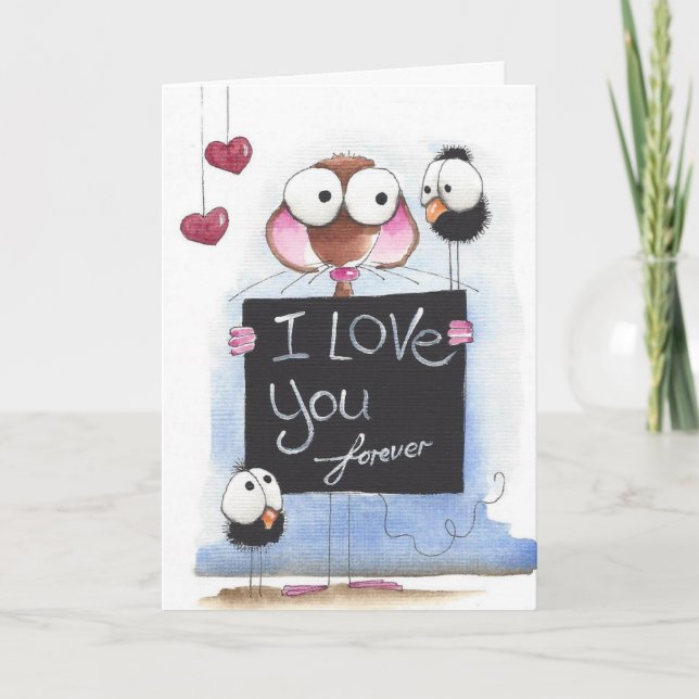 Je t'aime carte (Devant)