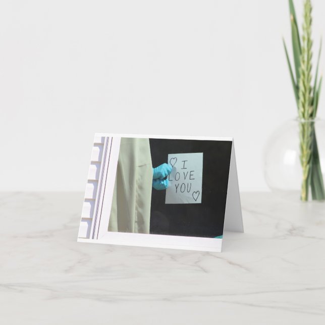 Je t'aime Carte de quarantaine (Devant)