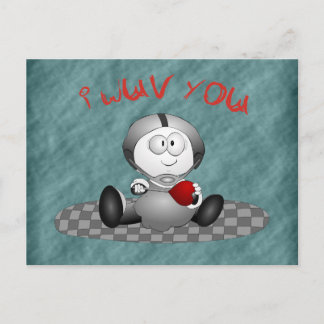 Je t'aime Carte postale de Saint Valentin