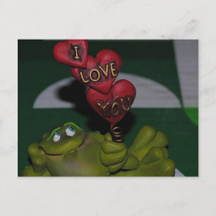 Je T'Aime Carte Postale Frog