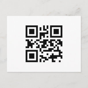 Je t'aime Carte postale QR