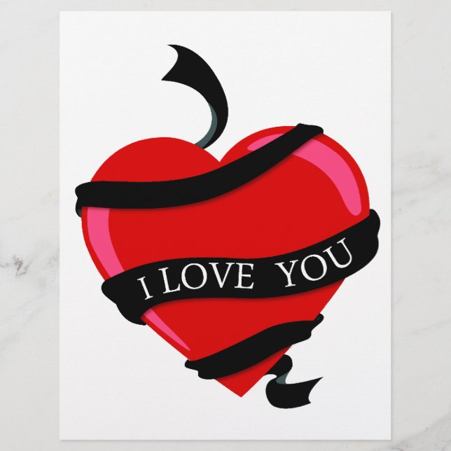 Je t'aime coeur (Devant)