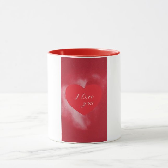 Je T'Aime Coeur Mug (Centre)