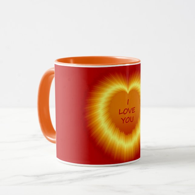 JE T'AIME COMBATTRE Mug (Devant gauche)