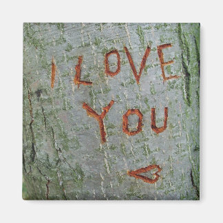 Je t'aime comme aimant d'inscription