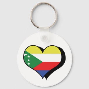 Je t'aime Comores Porte-clés