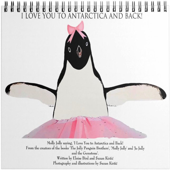 Je t'aime en Antarctique et en arrière ! Carnet à  (Créateur téléchargé)