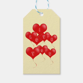 Je t'aime étiquette cadeau