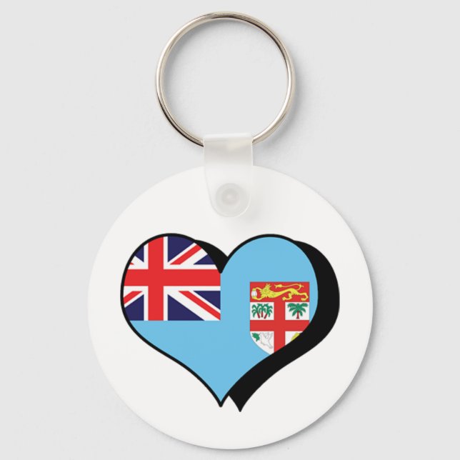 Je t'aime Fiji Porte-clés (Recto)