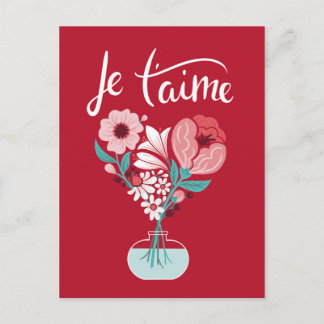 Je t'aime - Français Je t'aime Carte
