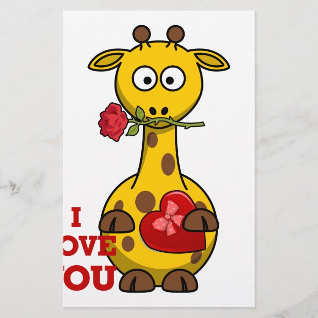 je t'aime girafe (Devant)
