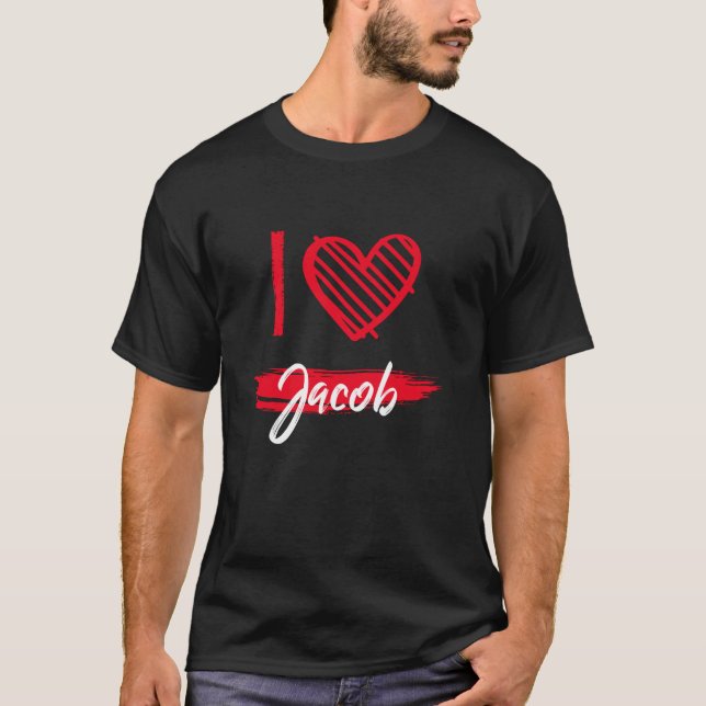 Je T'aime JACOB T-Shirt J'aime JACOB (Devant)